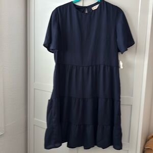 NWT Altar’d State Navy Blue Dress